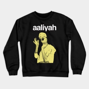 Aaliyah rap 90s Crewneck Sweatshirt